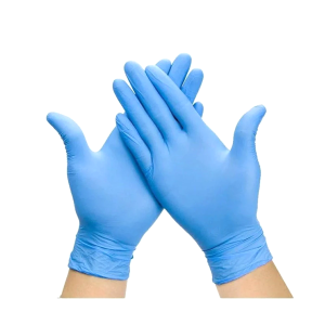 Guantes de Nitrilo Azul Caja de 100 Unidades